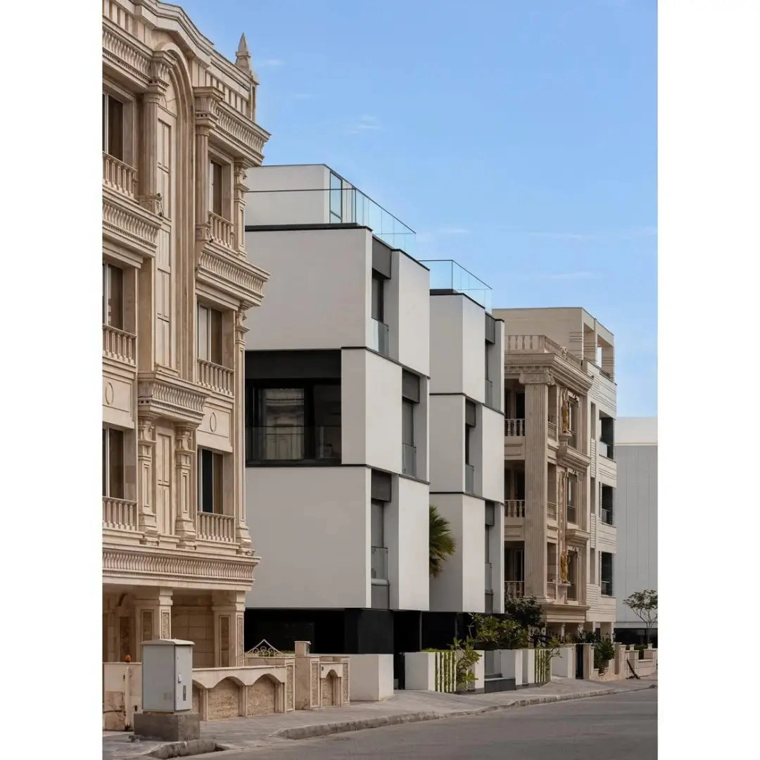 عکس ساختمان مسکونی پیکسل