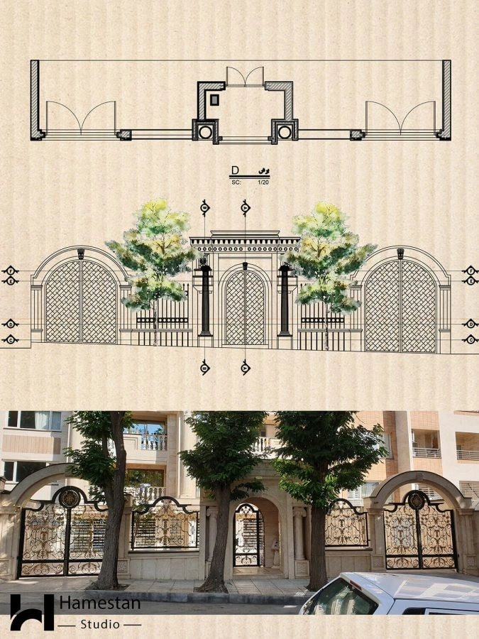 عکس ساختمان مسکونی شیرافکن