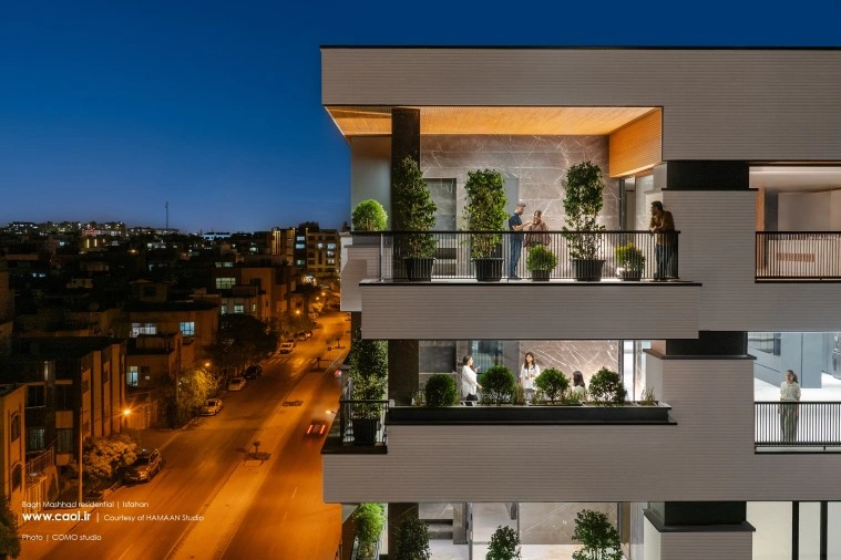 عکس ساختمان مسکونی باغ مشهد