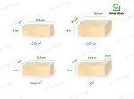 آجر قزاقی حیدری خاکی سایه روشن-کد C6 - تصویر ۲